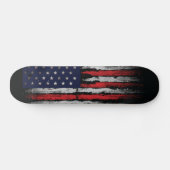 Grunge U.S.A.-Flagge Skateboard (Horizontal)