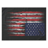 Grunge U.S.A.-Flagge Tischdecke (Vorderseite (Horizontal))