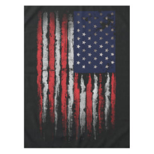 Grunge U.S.A.-Flagge Tischdecke