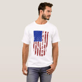 Grunge U.S. Freedom Flag T-Shirt (Vorne ganz)