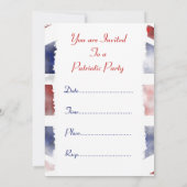 Grunge Uk Einladung (Rückseite)