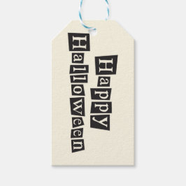 Grunge und Vintage schwarze Leckerei Tags Geschenkanhänger