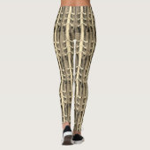 Grunge Ungewöhnlicher Dunkel Leggings (Rückseite)