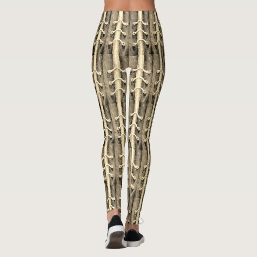 Grunge Ungewöhnlicher Dunkel Leggings (Rückseite)
