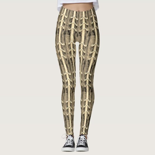 Grunge Ungewöhnlicher Dunkel Leggings (Vorderseite)