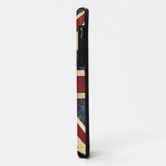 Grunge Union Jack Case-Mate iPhone Hülle (Hinten/Links)