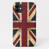 Grunge Union Jack Case-Mate iPhone Hülle (Rückseite)