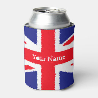 Grunge Union Jack Personalisiert Dosenkühler
