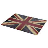 Grunge Union Jack Schneidebrett (Ecke)