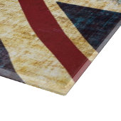 Grunge Union Jack Schneidebrett (Ecke)