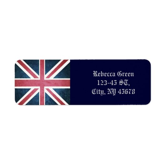 Grunge United Kingdom Britische Gewerkschaft Jack (Vorne)