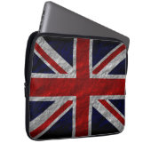 Grunge United Kingdom Flag 2 Laptopschutzhülle (Vorne Rechts)