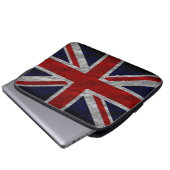 Grunge United Kingdom Flag 2 Laptopschutzhülle (Vorne Knopf)