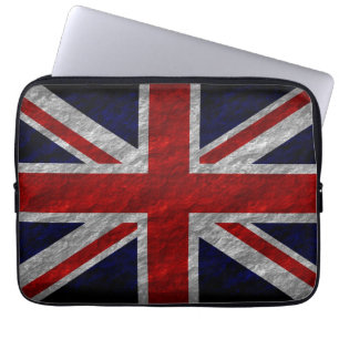 Grunge United Kingdom Flag 2 Laptopschutzhülle