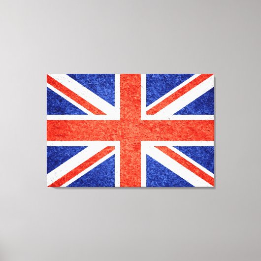 Grunge United Kingdom Flag 2 Leinwanddruck (Vorderseite)