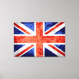Grunge United Kingdom Flag 3 Leinwanddruck