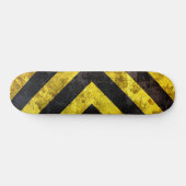 Grunge unter Baustreifen Skateboard (Horizontal)
