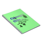 Grunge Urban Occupy Dieses Notebook Notizblock (Rechte Seite)