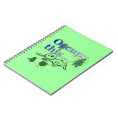 Grunge Urban Occupy Dieses Notebook Notizblock (Linke Seite)