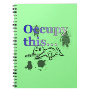 Grunge Urban Occupy Dieses Notebook Notizblock