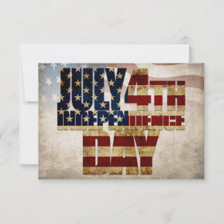 Grunge USA 4. Juli Unabhängigkeitserklärung Grafik