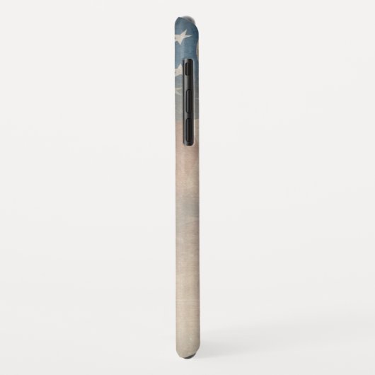 Grunge USA 4. Juli Unabhängigkeitserklärung Grafik Case-Mate iPhone Hülle (Hinten/Links)