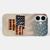 Grunge USA 4. Juli Unabhängigkeitserklärung Grafik Case-Mate iPhone Hülle (Rückseite (Horizontal))