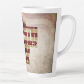 Grunge USA 4. Juli Unabhängigkeitserklärung Grafik Milchtasse (Rechts)