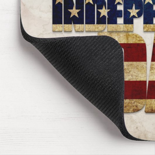 Grunge USA 4. Juli Unabhängigkeitserklärung Grafik Mousepad (Ecke)