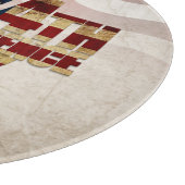 Grunge USA 4. Juli Unabhängigkeitserklärung Grafik Schneidebrett (Ecke)