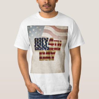 Grunge USA 4. Juli Unabhängigkeitserklärung Grafik T-Shirt