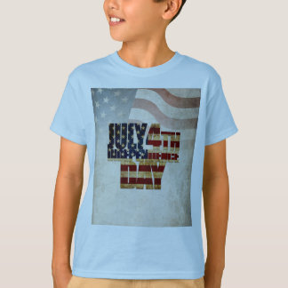 Grunge USA 4. Juli Unabhängigkeitserklärung Grafik T-Shirt