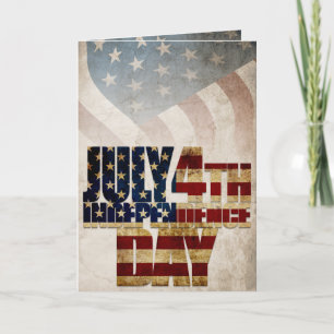 Grunge USA 4. Juli Unabhängigkeitsgrafik Karte