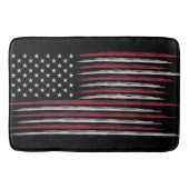 Grunge USA flag Badematte (Vorderseite)