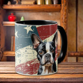 Grunge USA Flag French Bulldog Tasse