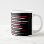 Grunge USA flag Jumbo-Tasse (Rechts)
