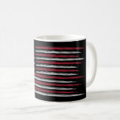 Grunge USA flag Kaffeetasse (VorderseiteRechts)