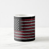 Grunge USA flag Kaffeetasse (Mittel)