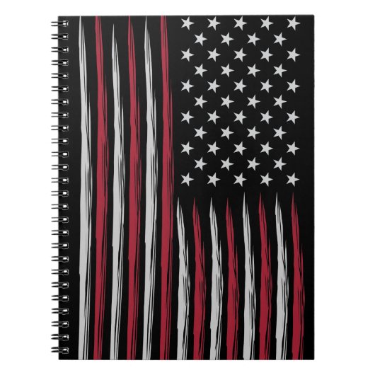 Grunge USA flag Notizblock (Vorderseite)