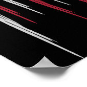 Grunge USA flag Poster (Ecke)