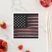 Grunge USA flag Serviette (Beispiel)