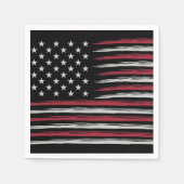 Grunge USA flag Serviette (Vorderseite)