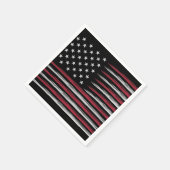 Grunge USA flag Serviette (Ecke)