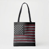 Grunge USA flag Tasche (Vorderseite)