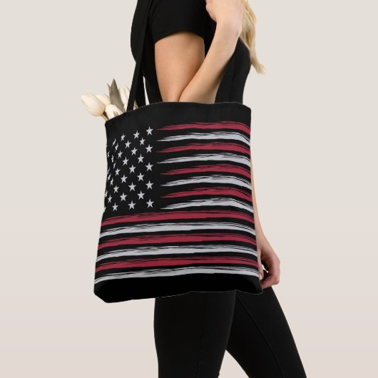 Grunge USA flag Tasche (Von Nahem)