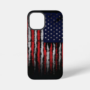 Grunge USA-Flagge iPhone 12 Mini Hülle