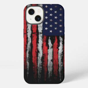 Grunge USA-Flagge iPhone 13 Hülle