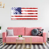 Grunge USA Leinwanddruck (Insitu (Wohnzimmer))