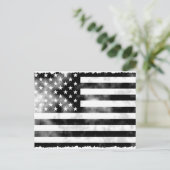 Grunge USA Postkarte (Stehend Vorderseite)