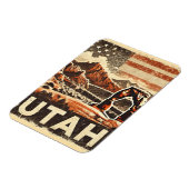 Grunge Utah Magnet (Linke Seite)